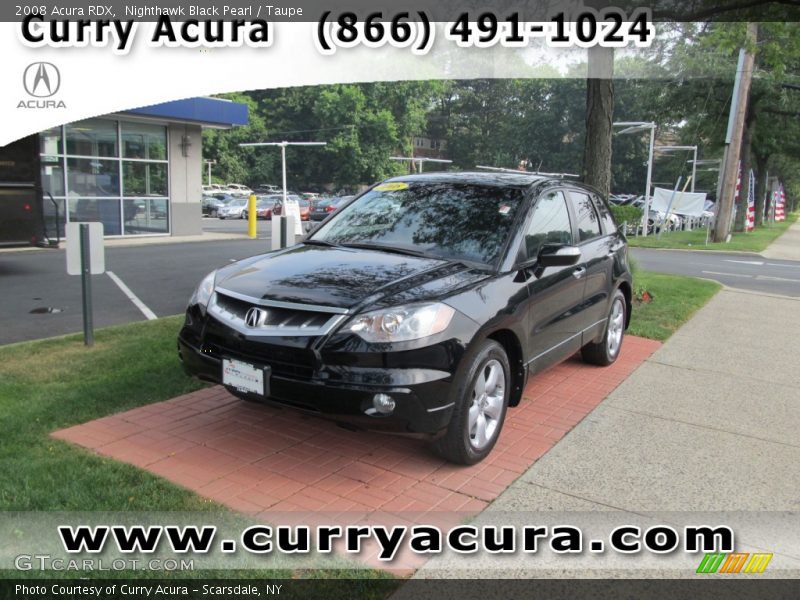 Nighthawk Black Pearl / Taupe 2008 Acura RDX