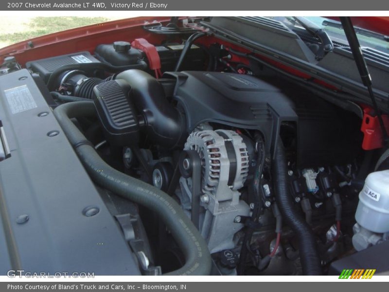 Victory Red / Ebony 2007 Chevrolet Avalanche LT 4WD