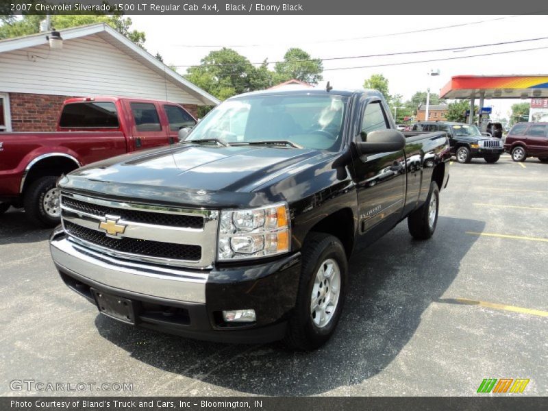 Black / Ebony Black 2007 Chevrolet Silverado 1500 LT Regular Cab 4x4