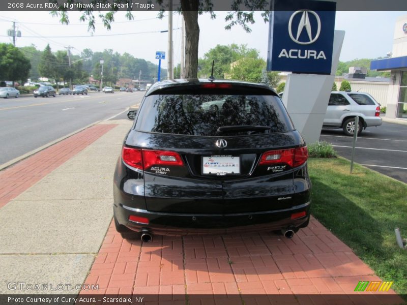 Nighthawk Black Pearl / Taupe 2008 Acura RDX