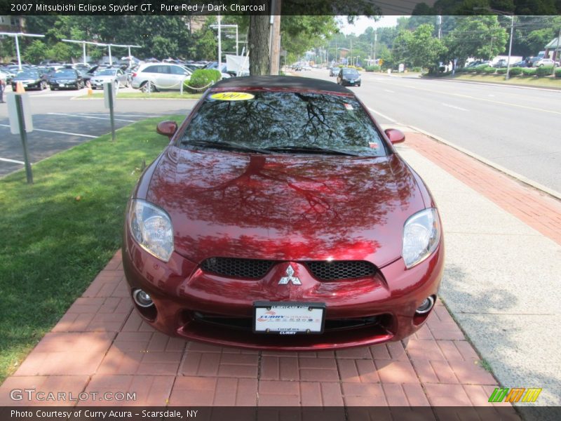Pure Red / Dark Charcoal 2007 Mitsubishi Eclipse Spyder GT