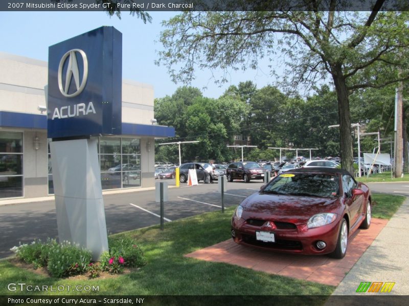 Pure Red / Dark Charcoal 2007 Mitsubishi Eclipse Spyder GT