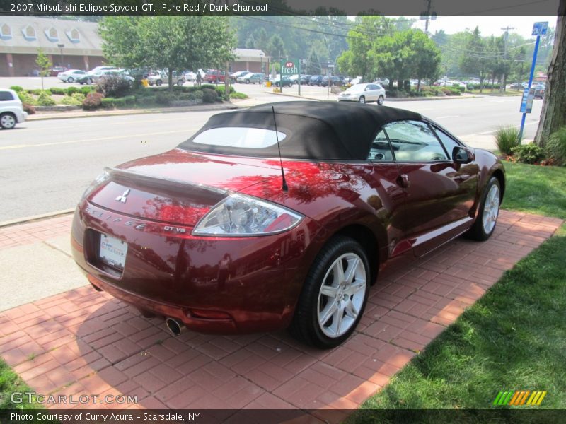 Pure Red / Dark Charcoal 2007 Mitsubishi Eclipse Spyder GT