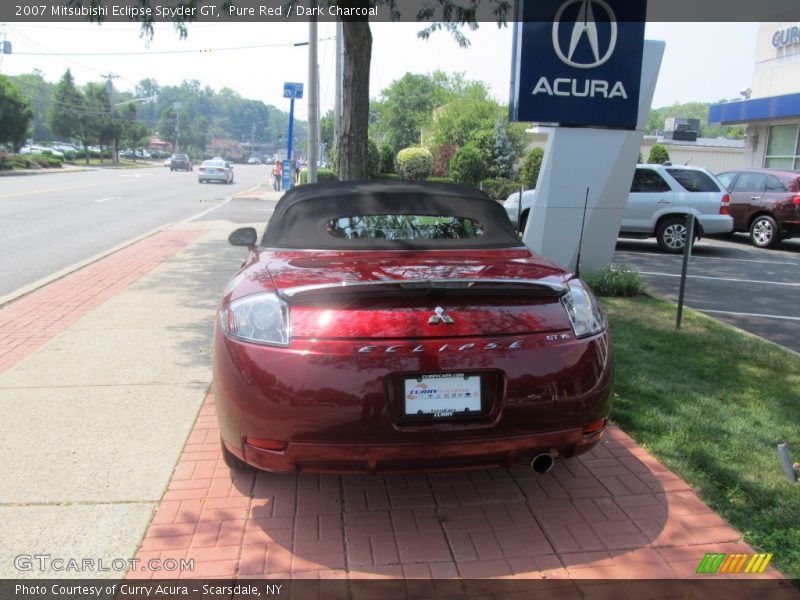 Pure Red / Dark Charcoal 2007 Mitsubishi Eclipse Spyder GT