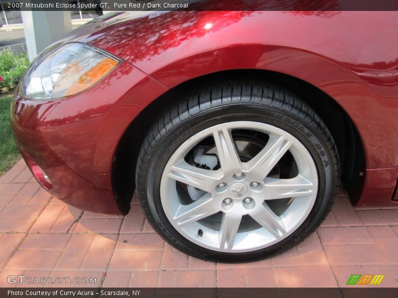 Pure Red / Dark Charcoal 2007 Mitsubishi Eclipse Spyder GT