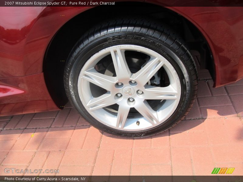 Pure Red / Dark Charcoal 2007 Mitsubishi Eclipse Spyder GT