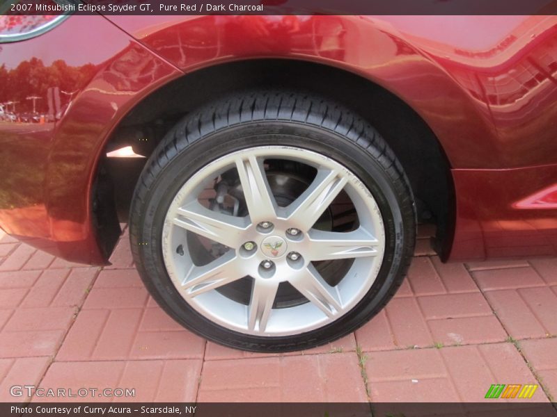Pure Red / Dark Charcoal 2007 Mitsubishi Eclipse Spyder GT