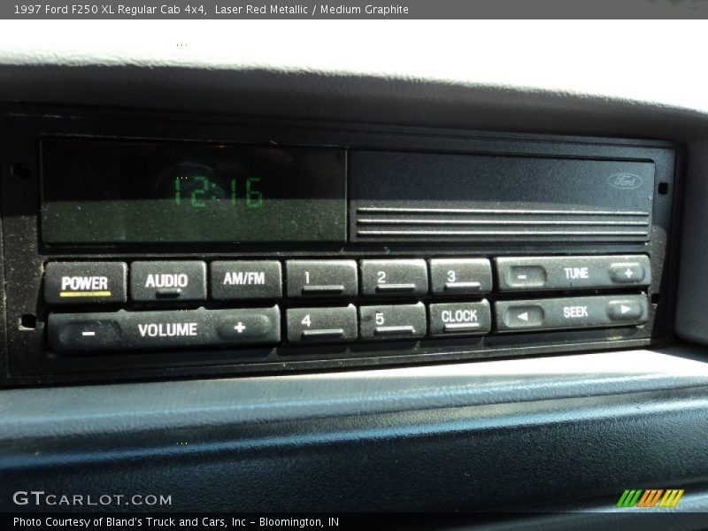 Laser Red Metallic / Medium Graphite 1997 Ford F250 XL Regular Cab 4x4