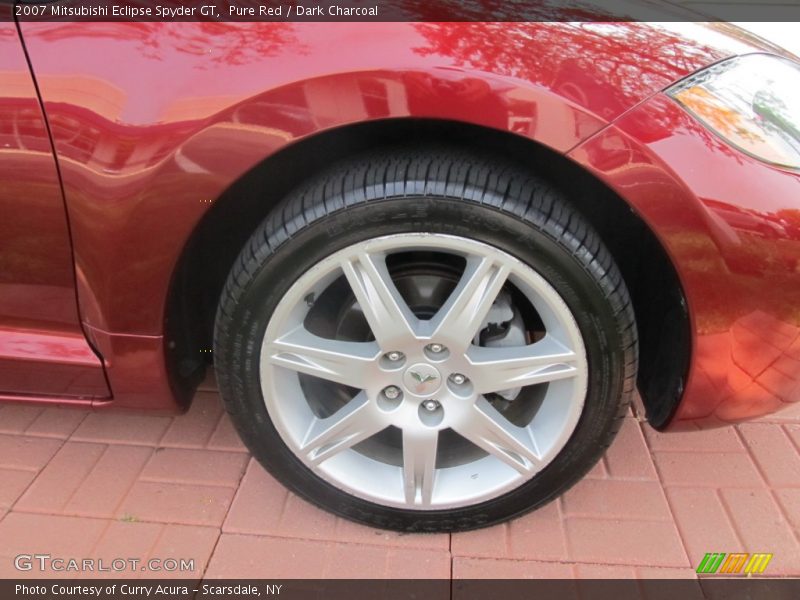 Pure Red / Dark Charcoal 2007 Mitsubishi Eclipse Spyder GT