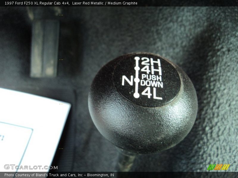 Laser Red Metallic / Medium Graphite 1997 Ford F250 XL Regular Cab 4x4