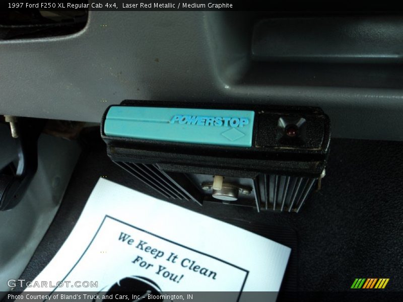 Laser Red Metallic / Medium Graphite 1997 Ford F250 XL Regular Cab 4x4