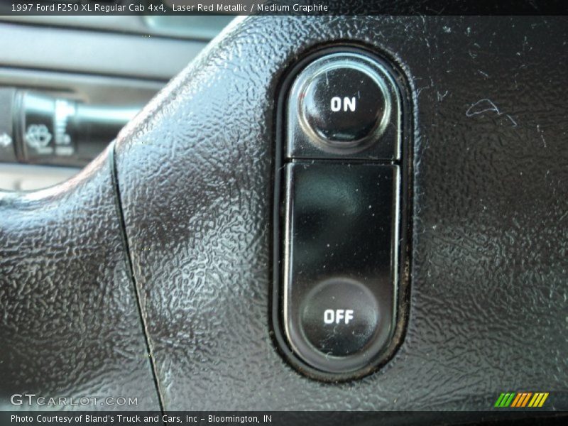 Laser Red Metallic / Medium Graphite 1997 Ford F250 XL Regular Cab 4x4