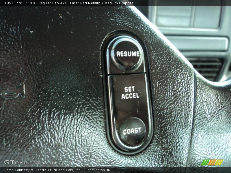 Laser Red Metallic / Medium Graphite 1997 Ford F250 XL Regular Cab 4x4