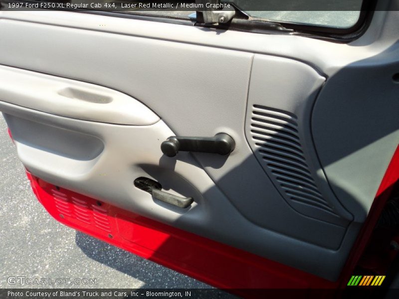 Laser Red Metallic / Medium Graphite 1997 Ford F250 XL Regular Cab 4x4