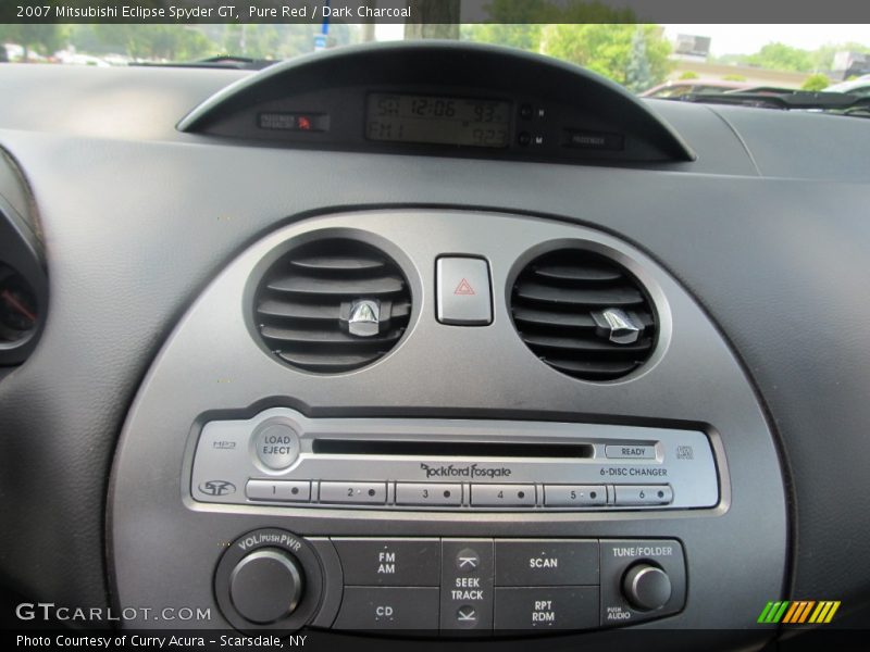 Pure Red / Dark Charcoal 2007 Mitsubishi Eclipse Spyder GT
