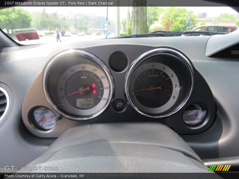 Pure Red / Dark Charcoal 2007 Mitsubishi Eclipse Spyder GT
