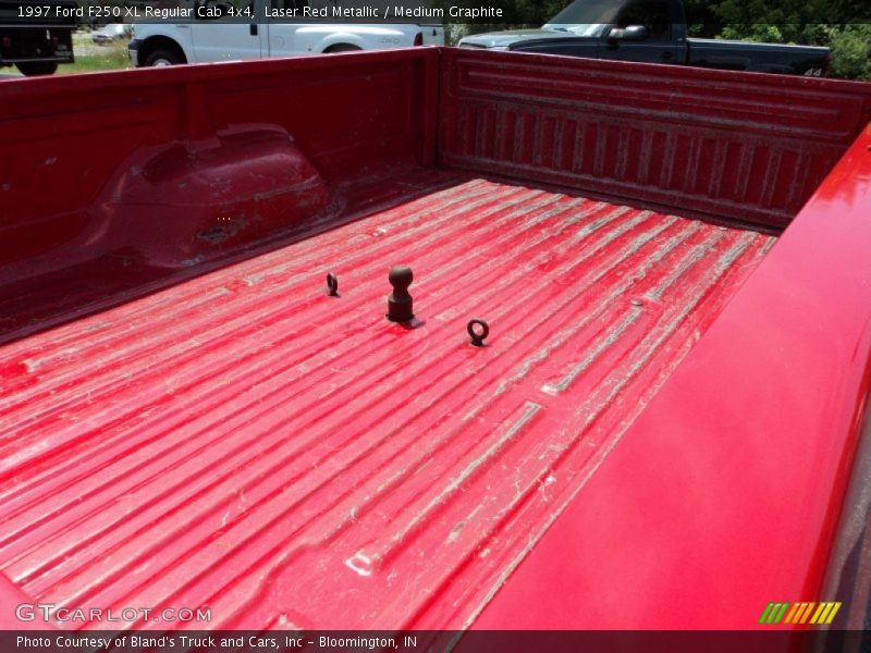 Laser Red Metallic / Medium Graphite 1997 Ford F250 XL Regular Cab 4x4