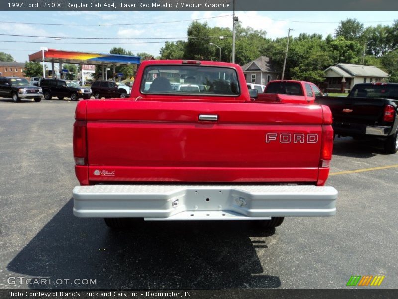 Laser Red Metallic / Medium Graphite 1997 Ford F250 XL Regular Cab 4x4