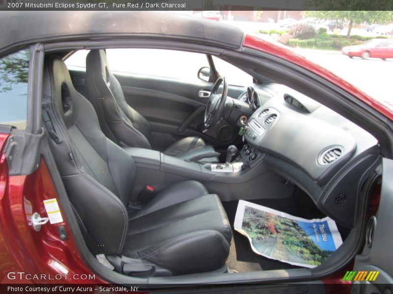 Pure Red / Dark Charcoal 2007 Mitsubishi Eclipse Spyder GT