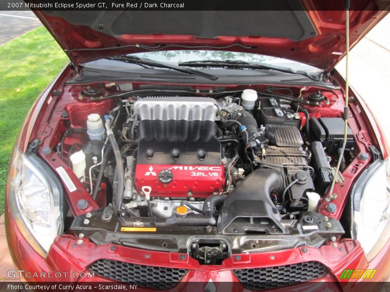 Pure Red / Dark Charcoal 2007 Mitsubishi Eclipse Spyder GT