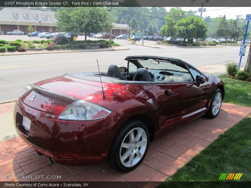 Pure Red / Dark Charcoal 2007 Mitsubishi Eclipse Spyder GT
