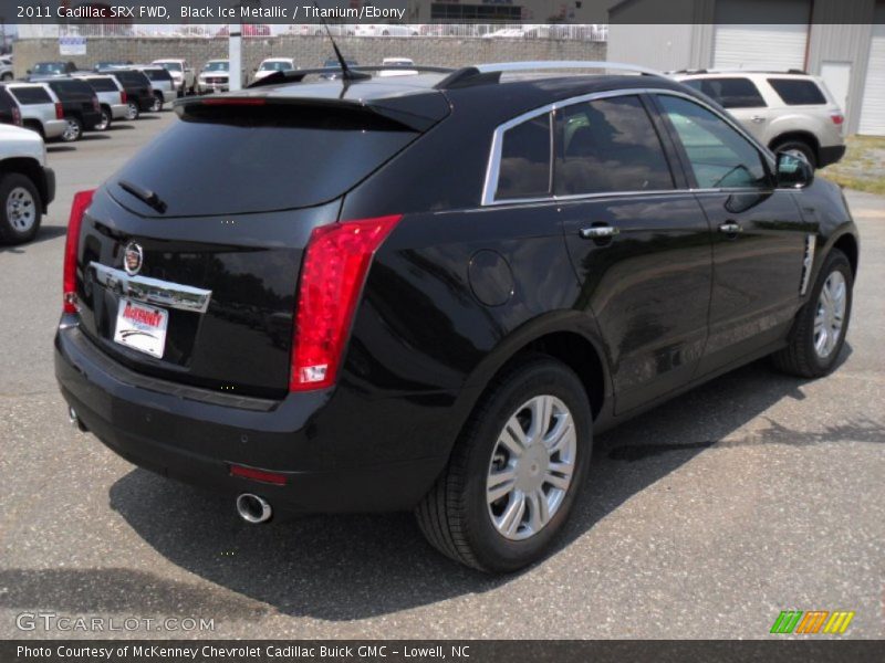Black Ice Metallic / Titanium/Ebony 2011 Cadillac SRX FWD