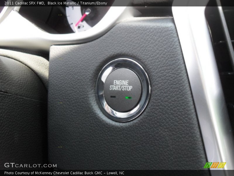 Black Ice Metallic / Titanium/Ebony 2011 Cadillac SRX FWD