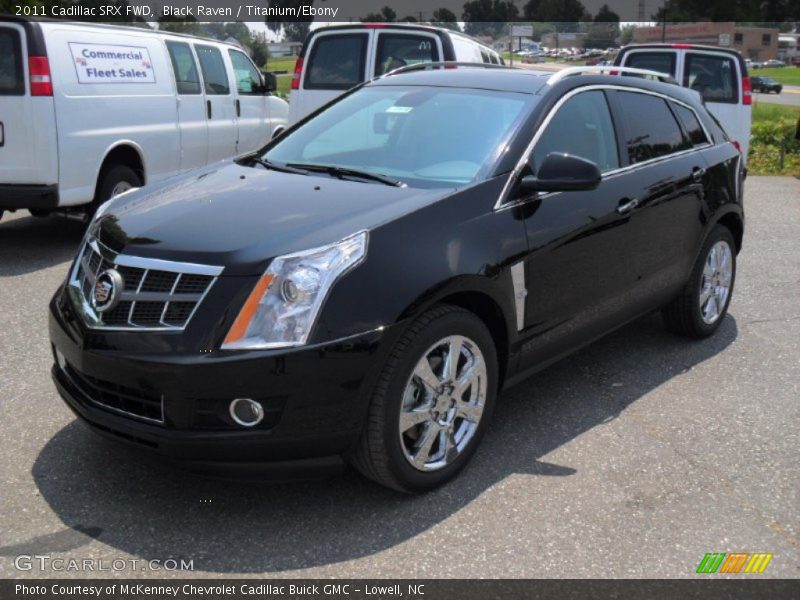 Black Raven / Titanium/Ebony 2011 Cadillac SRX FWD