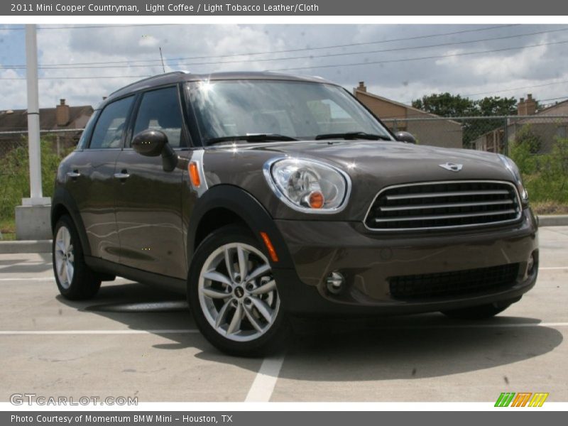 Light Coffee / Light Tobacco Leather/Cloth 2011 Mini Cooper Countryman