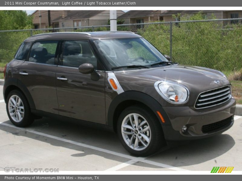 Light Coffee / Light Tobacco Leather/Cloth 2011 Mini Cooper Countryman
