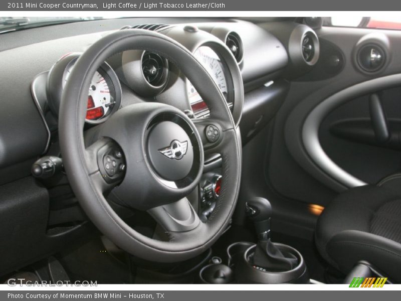  2011 Cooper Countryman Light Tobacco Leather/Cloth Interior