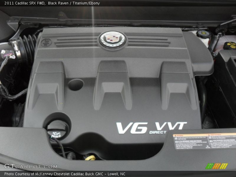 Black Raven / Titanium/Ebony 2011 Cadillac SRX FWD