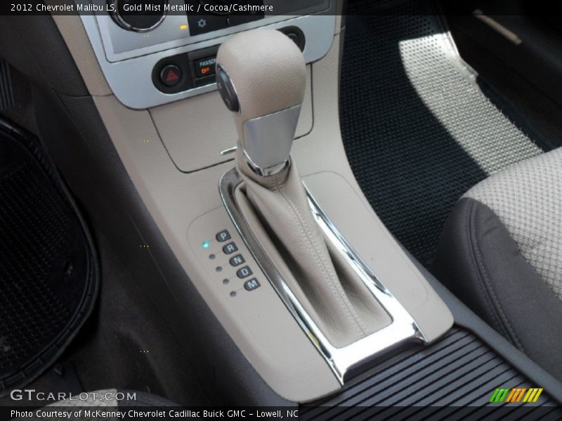  2012 Malibu LS 6 Speed Automatic Shifter