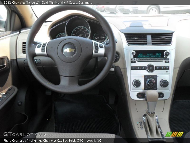 Dashboard of 2012 Malibu LS