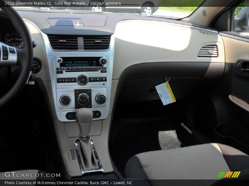 Gold Mist Metallic / Cocoa/Cashmere 2012 Chevrolet Malibu LS