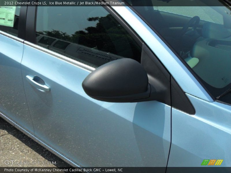 Ice Blue Metallic / Jet Black/Medium Titanium 2012 Chevrolet Cruze LS
