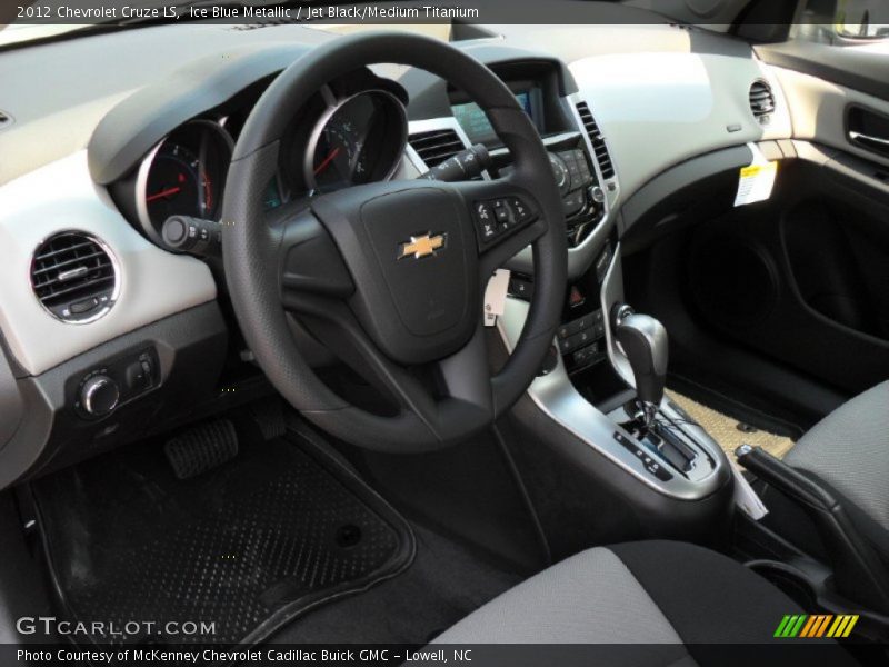 Jet Black/Medium Titanium Interior - 2012 Cruze LS 