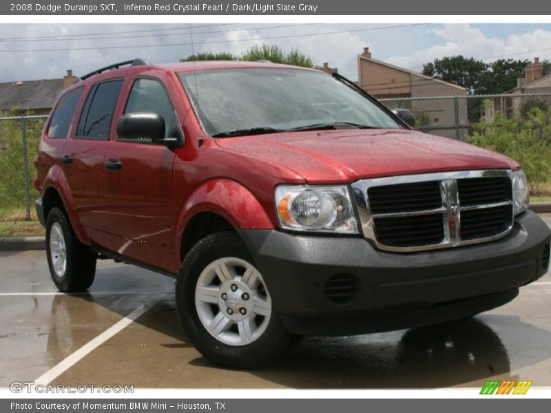 Inferno Red Crystal Pearl / Dark/Light Slate Gray 2008 Dodge Durango SXT