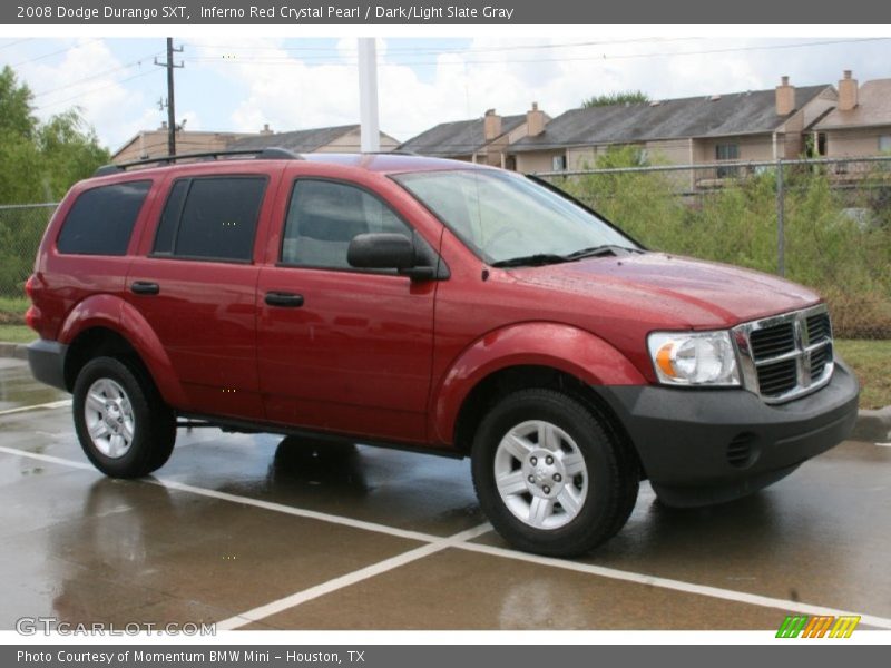  2008 Durango SXT Inferno Red Crystal Pearl