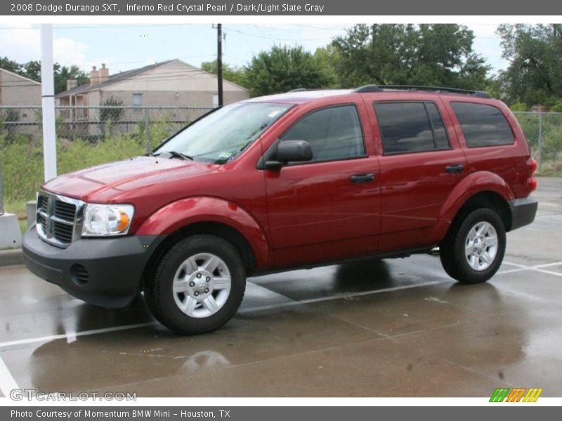 Inferno Red Crystal Pearl / Dark/Light Slate Gray 2008 Dodge Durango SXT