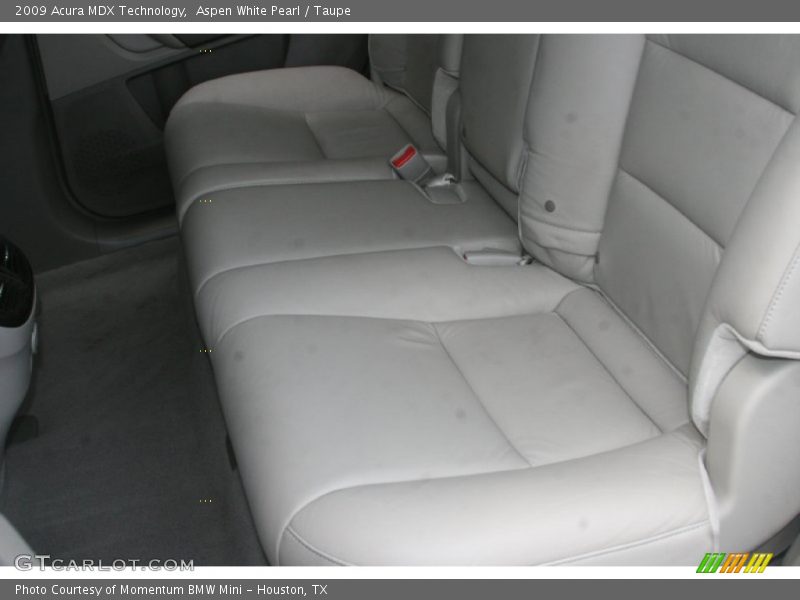 Aspen White Pearl / Taupe 2009 Acura MDX Technology