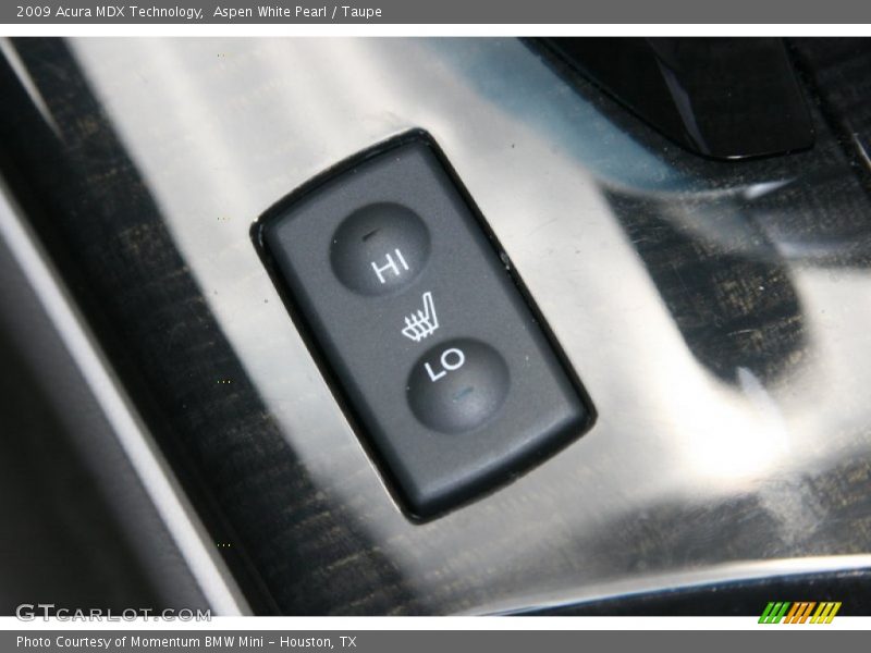 Aspen White Pearl / Taupe 2009 Acura MDX Technology