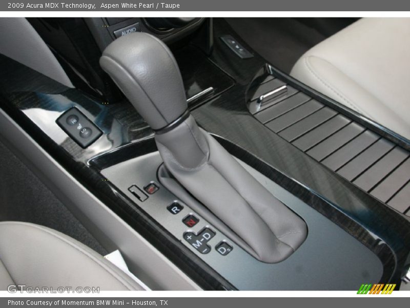Aspen White Pearl / Taupe 2009 Acura MDX Technology