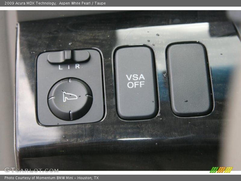 Aspen White Pearl / Taupe 2009 Acura MDX Technology