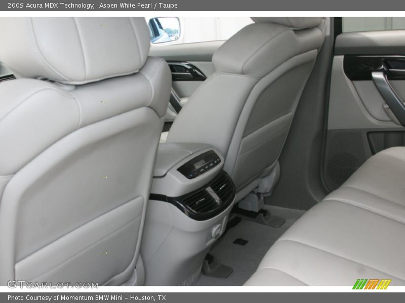 Aspen White Pearl / Taupe 2009 Acura MDX Technology