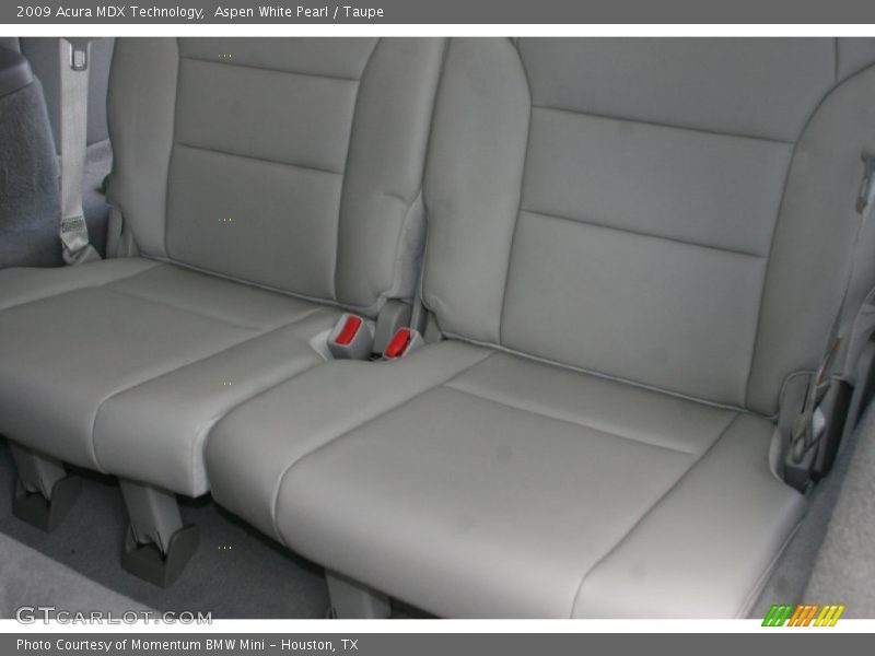 Aspen White Pearl / Taupe 2009 Acura MDX Technology