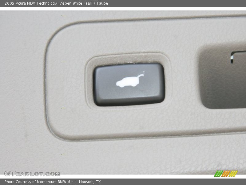 Aspen White Pearl / Taupe 2009 Acura MDX Technology