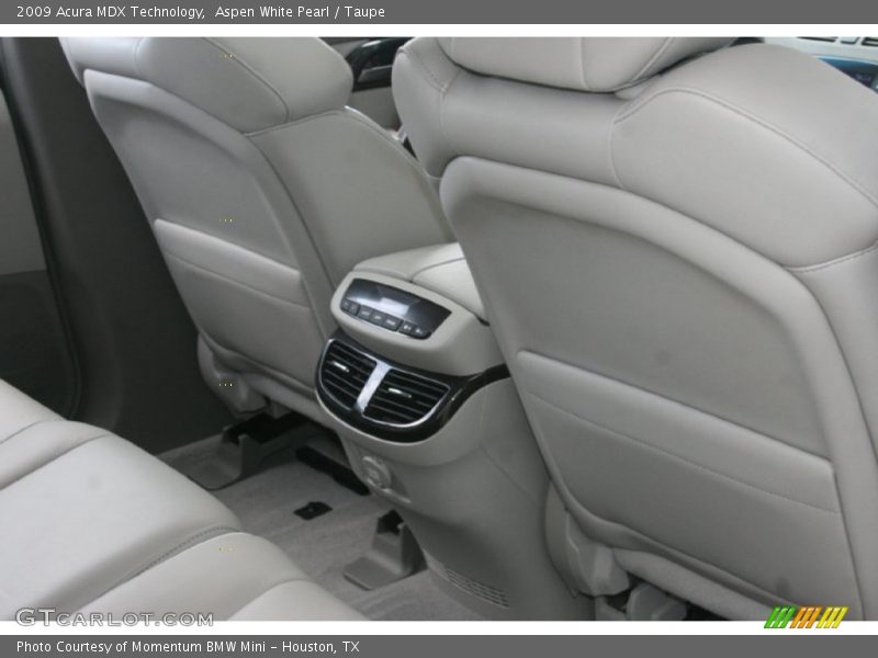 Aspen White Pearl / Taupe 2009 Acura MDX Technology
