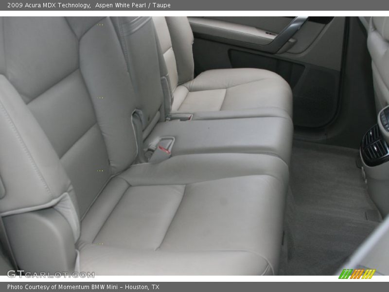 Aspen White Pearl / Taupe 2009 Acura MDX Technology