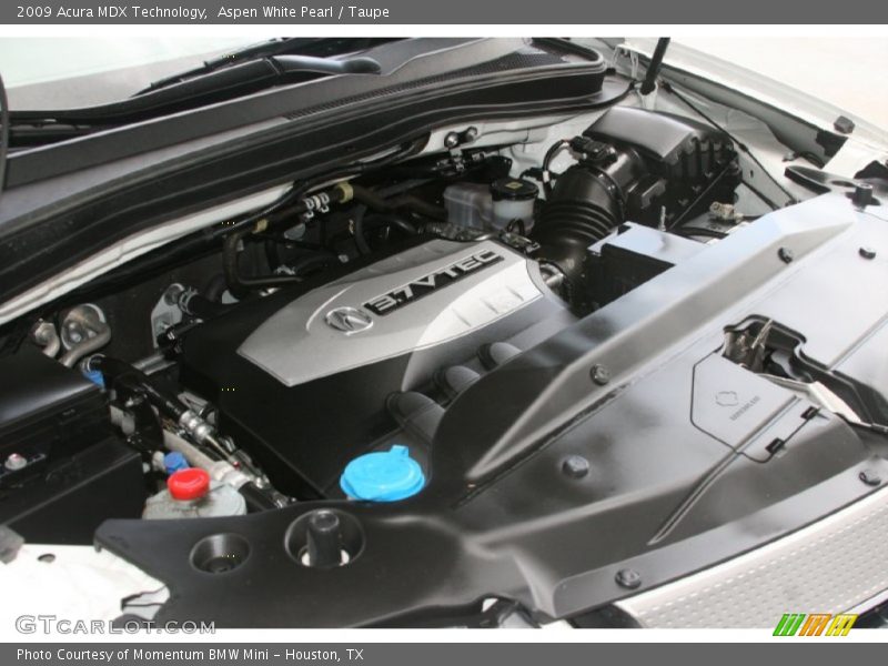 Aspen White Pearl / Taupe 2009 Acura MDX Technology